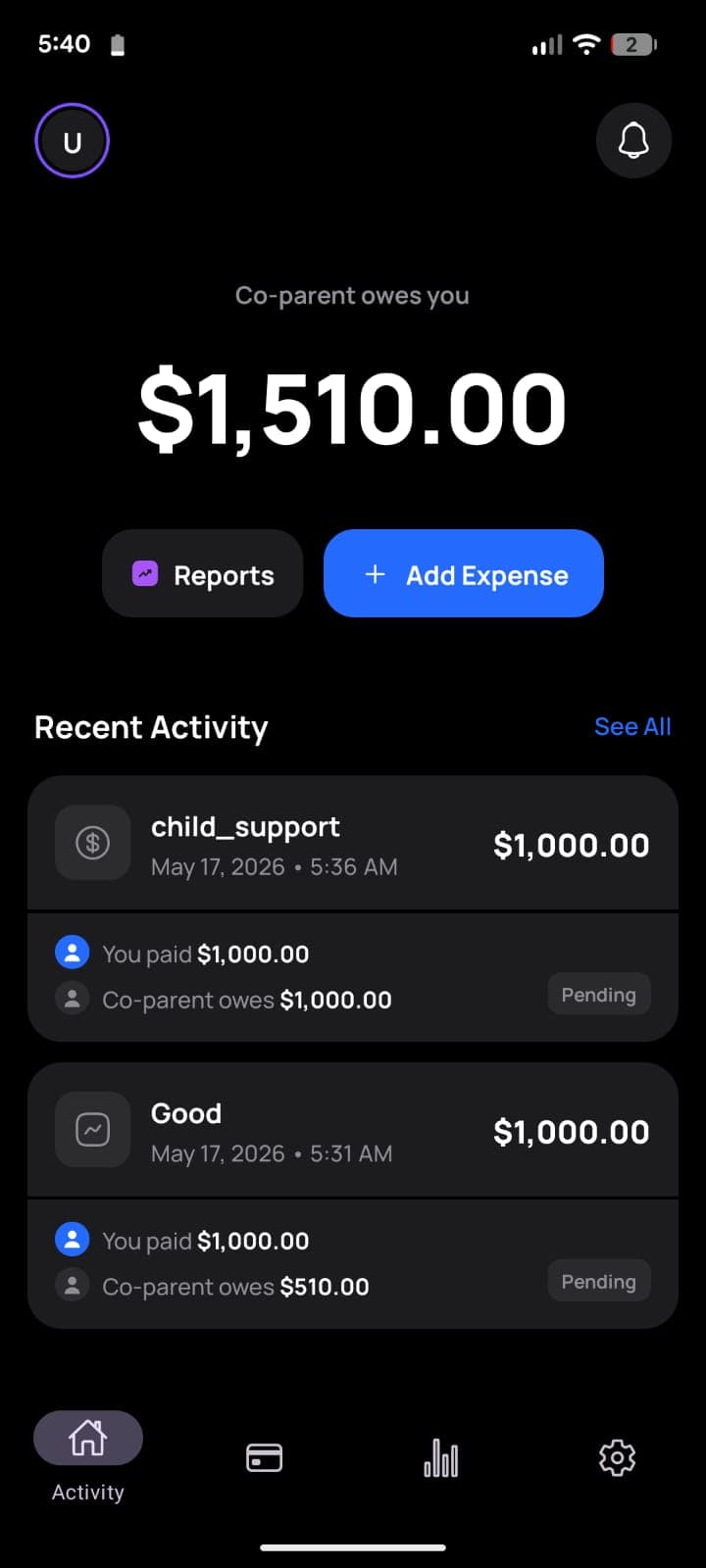 FairSplit app